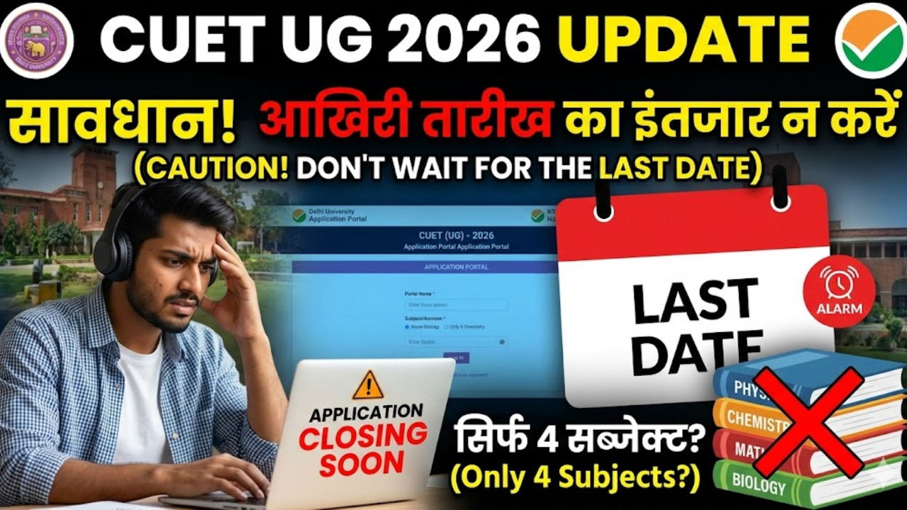 CUET UG 2026 Application Alert: