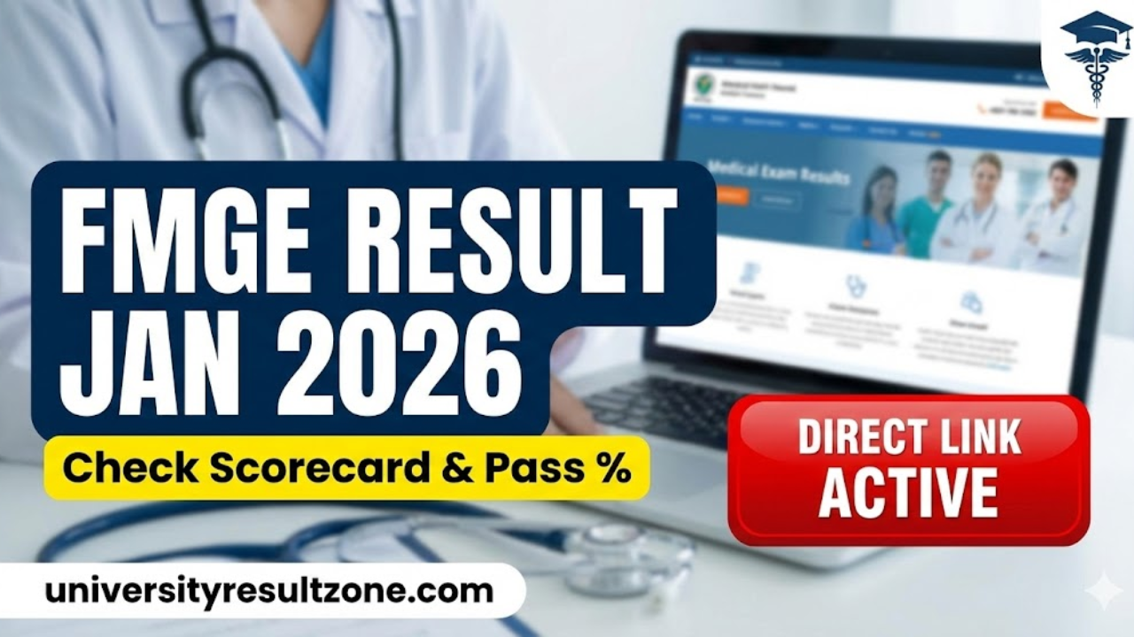 FMGE Result January 2026
