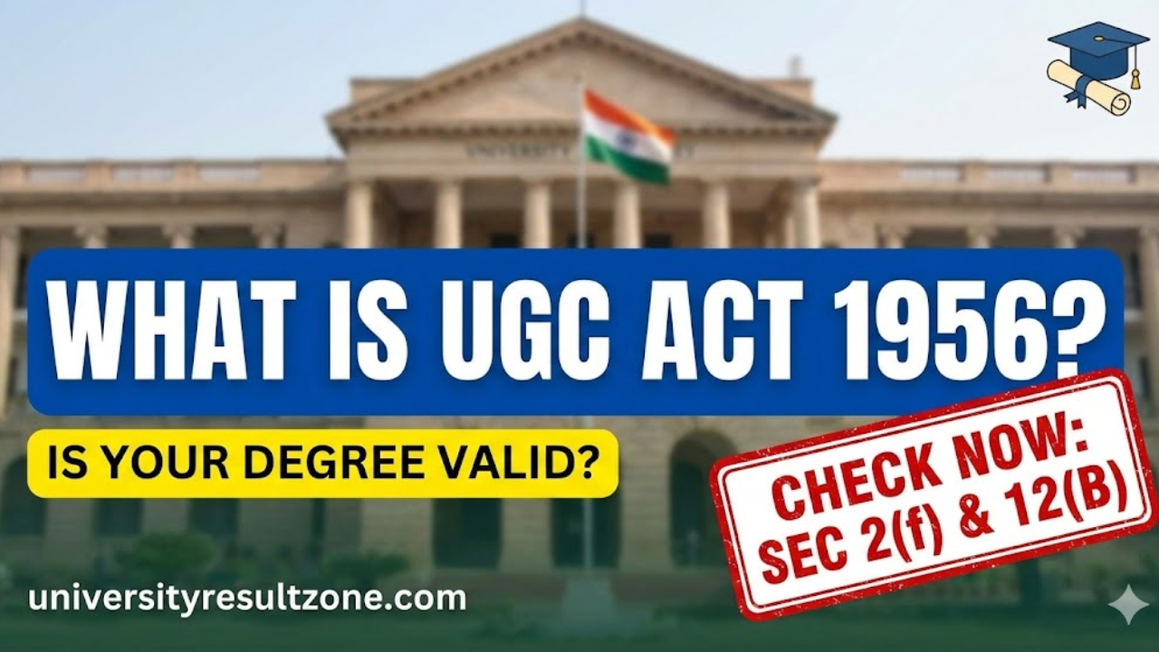 What is UGC Act 1956?