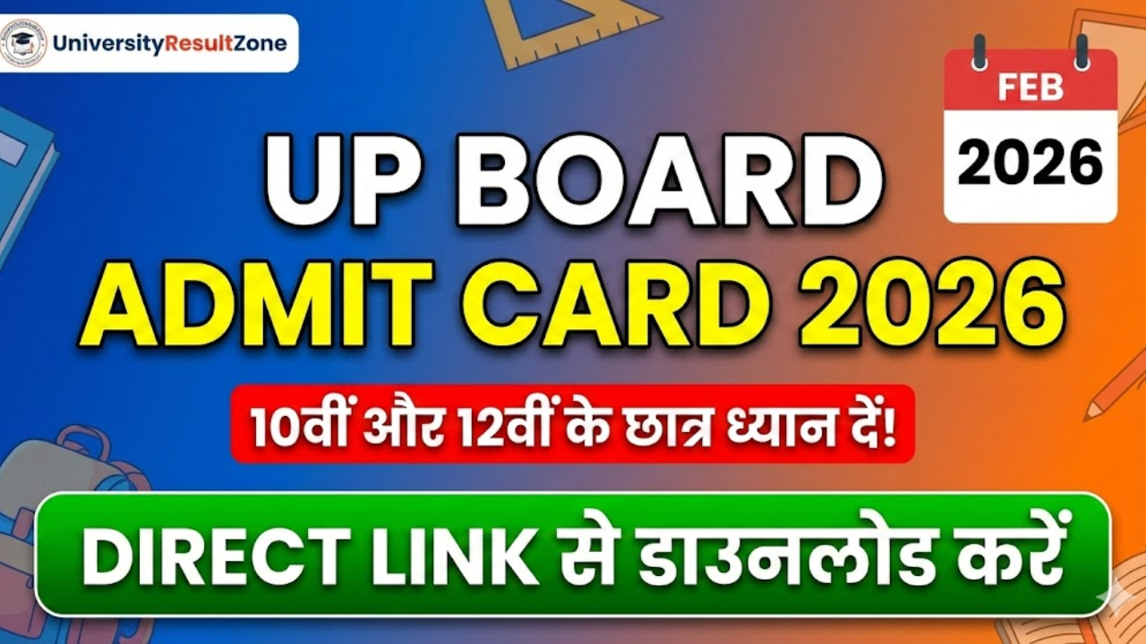 UP Board Admit Card 2026