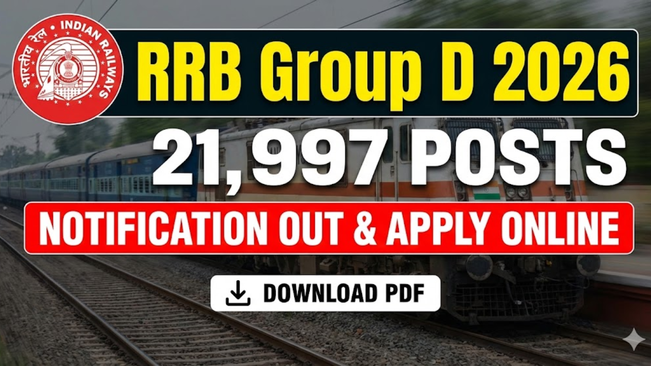 RRB Group D Notification 2026 (CEN 09/2025)