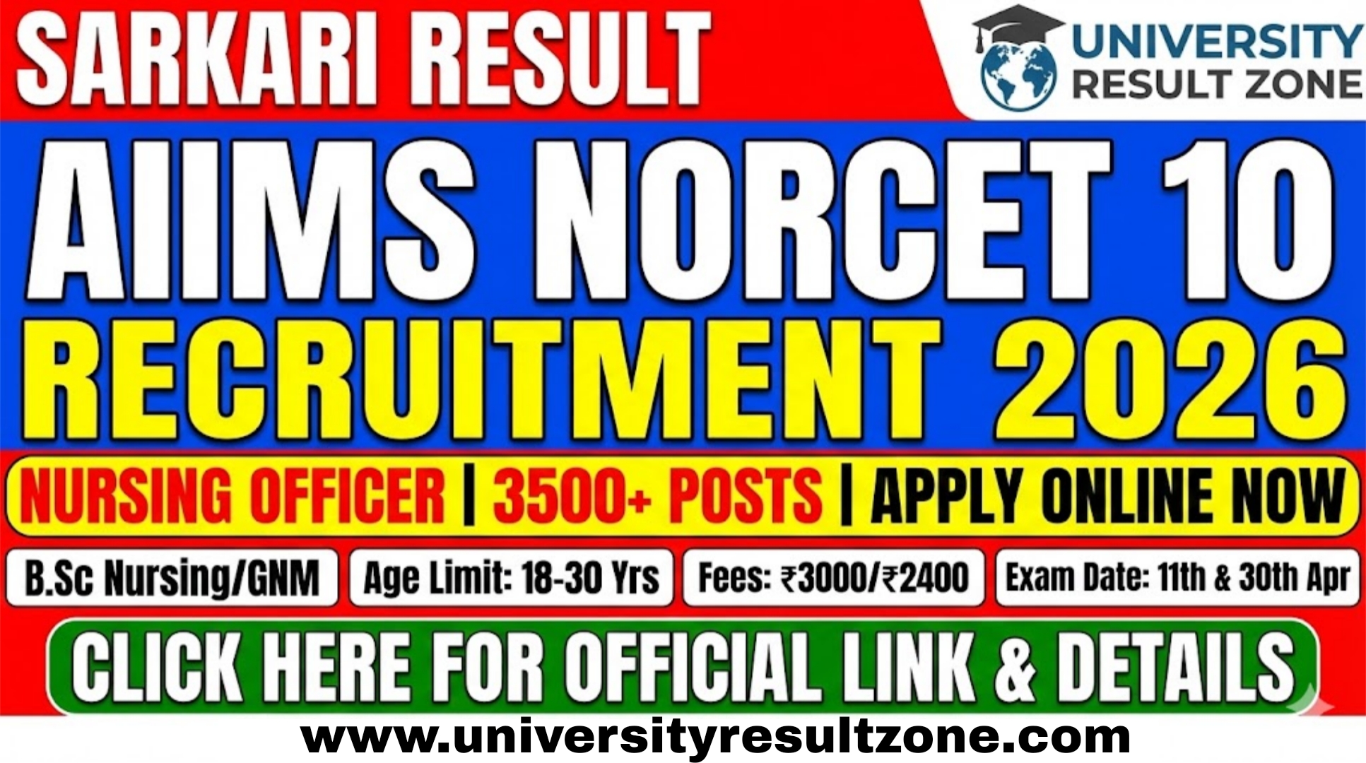 AIIMS Nursing Officer Recruitment 2026