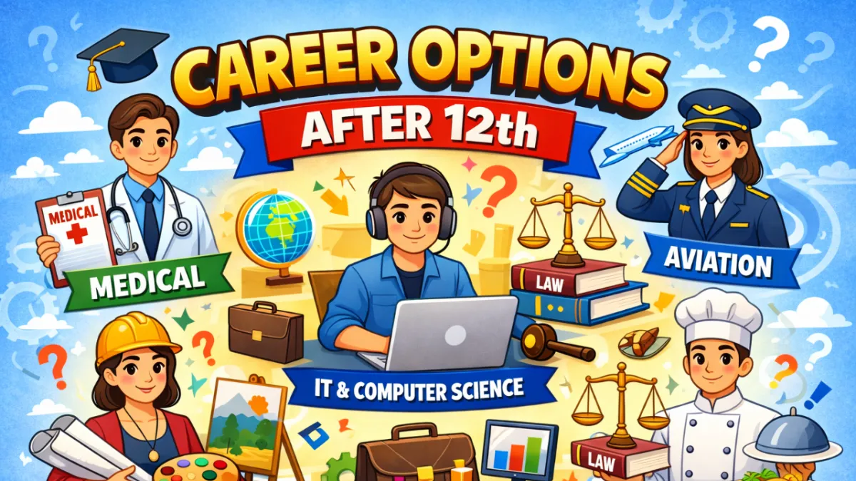 Career Options After 12th: 12वीं के बाद क्या करें? (Mega Guide)