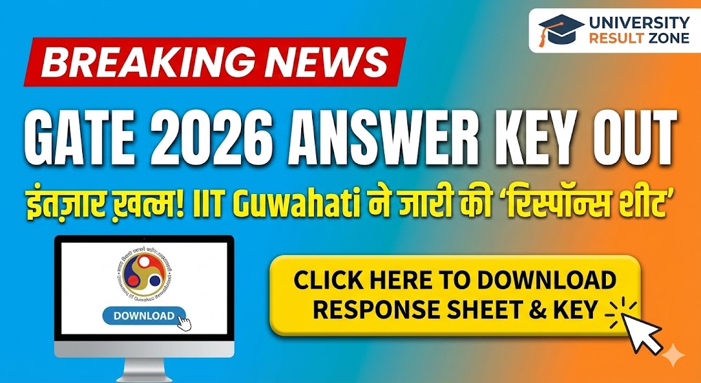 GATE 2026 Answer Key Download Direct Link