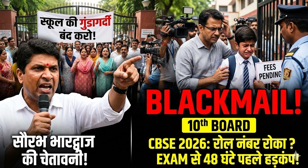 CBSE 2026: स्कूल ने रोका Admit Card? 😡 एग्जाम से 2 दिन पहले हड़कंप! पैरेंट्स को किया जा रहा 'ब्लैकमेल'