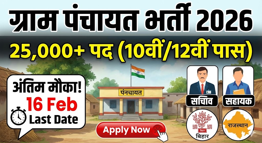Gram panchayat recruitment 2026
