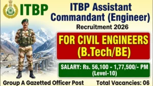 ITBP Assistant Commandant (Engineer)
